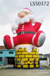 Festival Decorations Inflatable Santa With A Blower For Family Outdoor Christmas Decorations LS50372