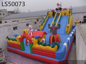 Popular Commercial Cheap Great Inflatable Slide for Entertainment LS50073