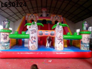 Newest Funny Inflatable Slide for Amusement Park LS50124