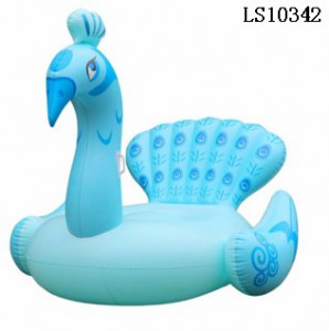 Giant inflatable peacock pool float for LS10342