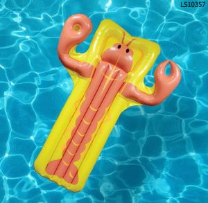 Popular design pvc lobster lilo pool float LS10357