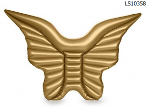 Popular design pvc inflatable metallic gold angel wings LS10358