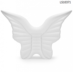 Popular design pvc inflatable white angel float LS10371