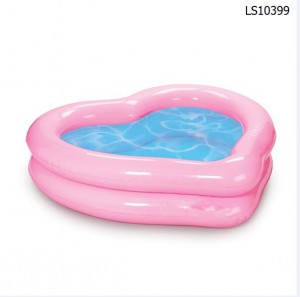 Inflatable heart-shaped swimming pool LS10399