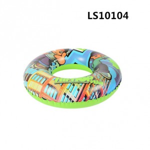 Cute Cartoon High Safety Inflatable Ring Circle for Swimming Pool LS10104