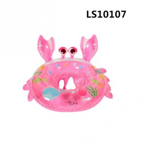 Crab Shaped Inflatable Swimming Ring Baby Seat For Swimming Trainer LS10107