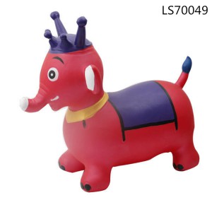 2016 factory stock inflatable pvc bouncing jumping animals for kids play toys LS70049