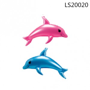 2016 wholesale advertising pvc inflatable dolphin for promotion LS20020