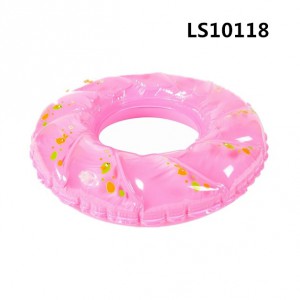 In Stock Pink Inflatable Swimming Ring Inflatable Float LS10118