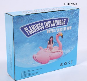 Popular design pvc inflatable Flamingo float LS10259