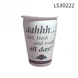 Custom PVC inflatable coffee bottle cup model for advertising promotional gifts LS30222