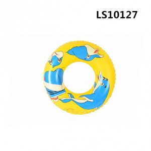 Dolphin Print Inflatable Swimming Ring For Adult/Kids LS10127