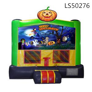 Halloween design inflatable bouncing castle,bouncy house with China supplier factory price for sale LS50276