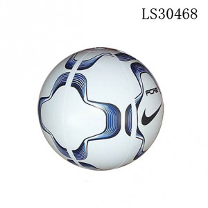 Beach Football Soccer Style PVC Inflatable Toy Foam Ball LS30468