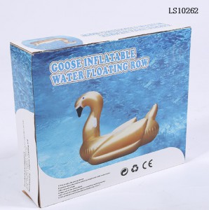 Gold goose inflatable water floating row LS10262