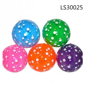 Colorful Inflatable Beach Ball For Child Play LS30025