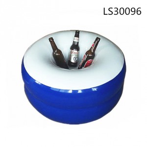 Summer hot new style wholesale plastic inflatable ice bucket LS30096