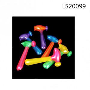 Colorful pvc Inflatable Hammer for promotional cheap bats for sale LS20099