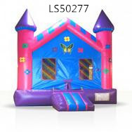 Colorful design inflatable bouncy castle with China supplier factory price for sale.Inflatable bouncer for kids play LS50277