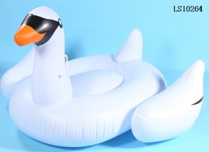 White swan inflatable water floating row LS10264