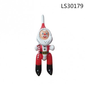 2016 high quality PVC inflatable Santa Claus toys for Christmas promotion gift festival celebration party decorations LS30179