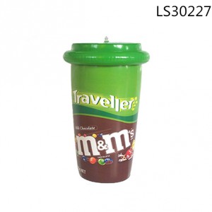 Custom PVC inflatable wholesale printed juice bottle cup model for advertising promotional gifts LS30227