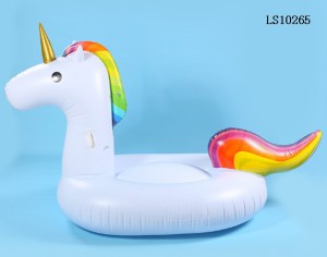 Unicorn inflatable water floating row LS10265