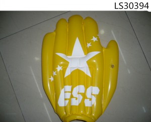 PVC cheering customized inflatable giant hands palm kids toys for promotion LS30394