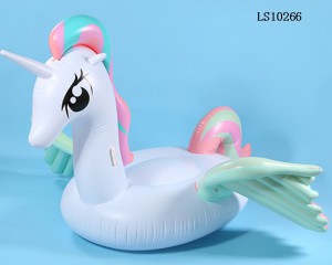 Hot sale Unicorn inflatable water floating row LS10266