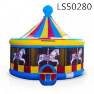 Round design inflatable castle,inflatable bouncy house,inflatable bouncer with China supplier factory price for sale LS50280