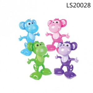 2016 wholesale advertising pvc inflatable monkeys toys for promotion LS20028