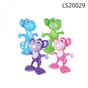 2016 wholesale advertising pvc inflatable monkeys toys for promotion LS20029