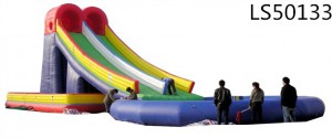 High Quality Double Inflatable Slide for Exciting LS50133