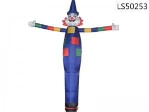 New big inflatables clown design inflatable dancer man with custom logo printed for advertising LS50253