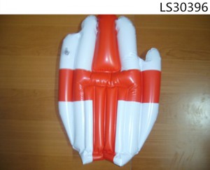 High quality PVC cheering customized inflatable giant hands palm for promotion LS30396