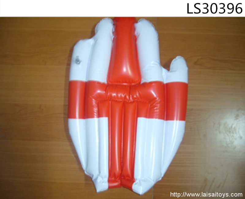 High quality PVC cheering customized inflatable giant hands palm for promotion LS30396