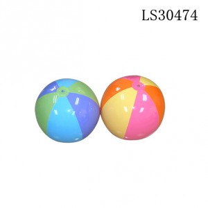 Colorful Small Sports Balls PVC Inflatable Vinyl ball Hand Beach Water Balls For Kids LS30474