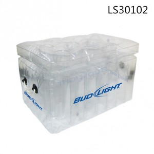 PVC cube Inflatable Ice Bucket, Inflatable Beer Bucket For Promotion LS30102