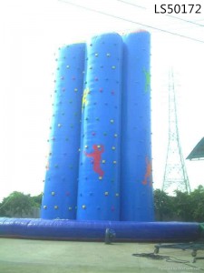 Customize inflatable climbing walls adults for game LS50172