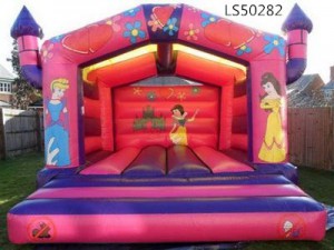 New pink design inflatable castle,inflatable bouncy house for children play LS50282