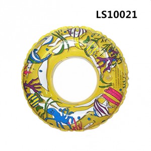 Fashion High Quality Cheap PVC Inflatable Circle Swimming Ring with Printing New Design Sea-fish LS10021