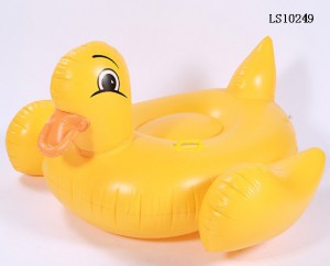 inflatable yellow duck pool float LS10249