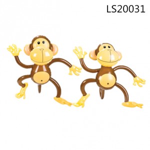 2016 wholesale advertising pvc inflatable monkeys animals toys for promotion LS20031