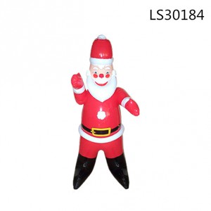 2016 high quality PVC inflatable Christmas Santa Claus for Christmas promotion gift festival celebration party decorations LS30184