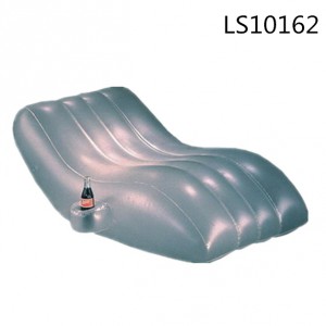 High quality outdoor inflatable beach air mattress air sofa with can cup holder LS10162