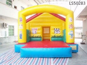 Inflatable bounce,inflatable bouncy house with factory price for sale.Wholesale inflatable bouncy house for children play LS50283