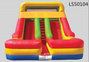 Double Slide Inflatable Slide with high quality LS50104