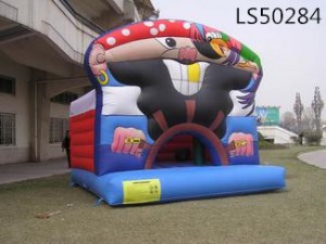 Cartoon design inflatable bouncy house/inflatable castle/bouncer for children play.LS50284