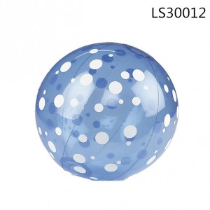 Yiwu Colorful Custom Logo Printing Inflatable Beach ball LS30012