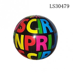 Round Wholesales PVC Inflatable Beach Ball LS30479